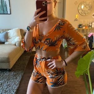 Hawaiian Two-Piece Outfit